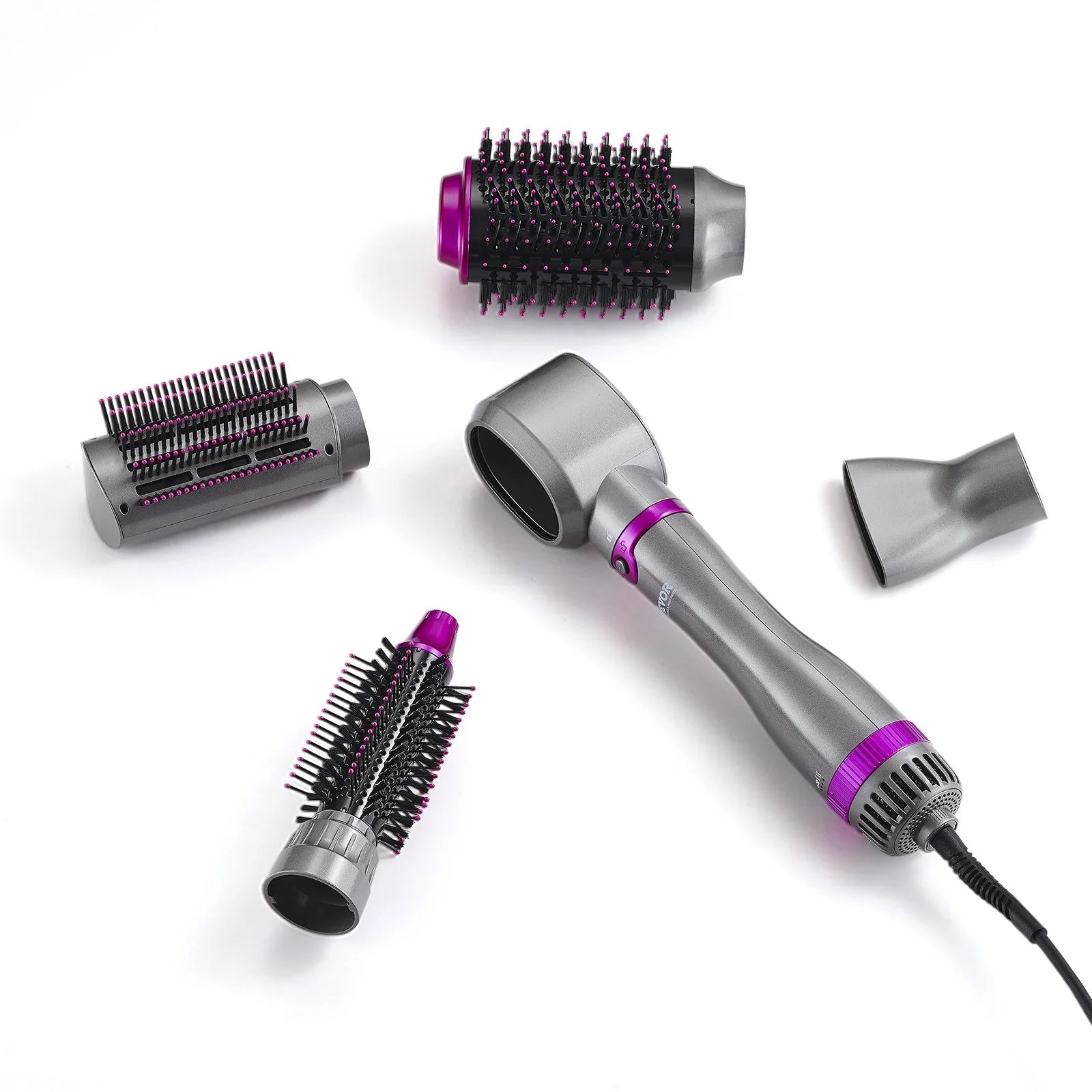 Vevor?Hair Dryer Brush 5-In-1 Hot Hair Styler Upgraded Negative Ion for Curling